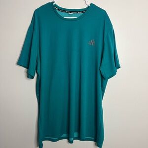 Adidas Climalite green crewneck athletic T-shirt 3x
